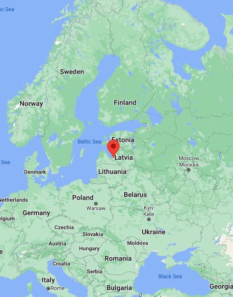 Latvia Location