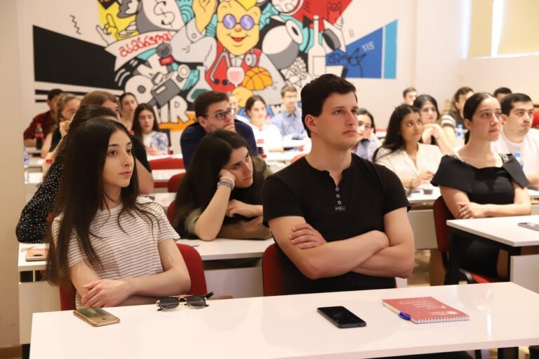 Caucasus International University Class Students