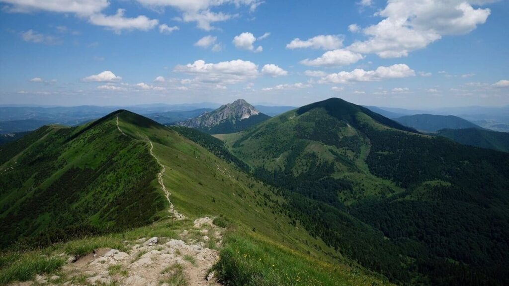 Little Fatra Mountain Range in Martin, Slovakia