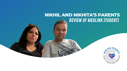 Nikhil and Nikitas parents review Medlnk Students