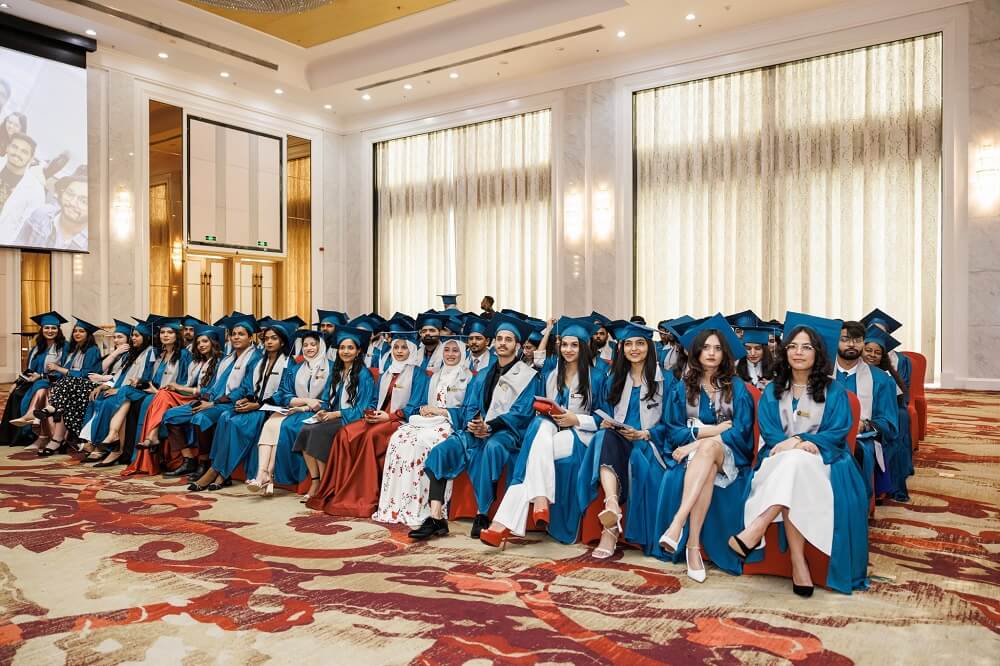 The 4 Best Universities for Studying Medicine in Eastern Europe 1 Tbilisi Medical Academy in Georgia students during graduation