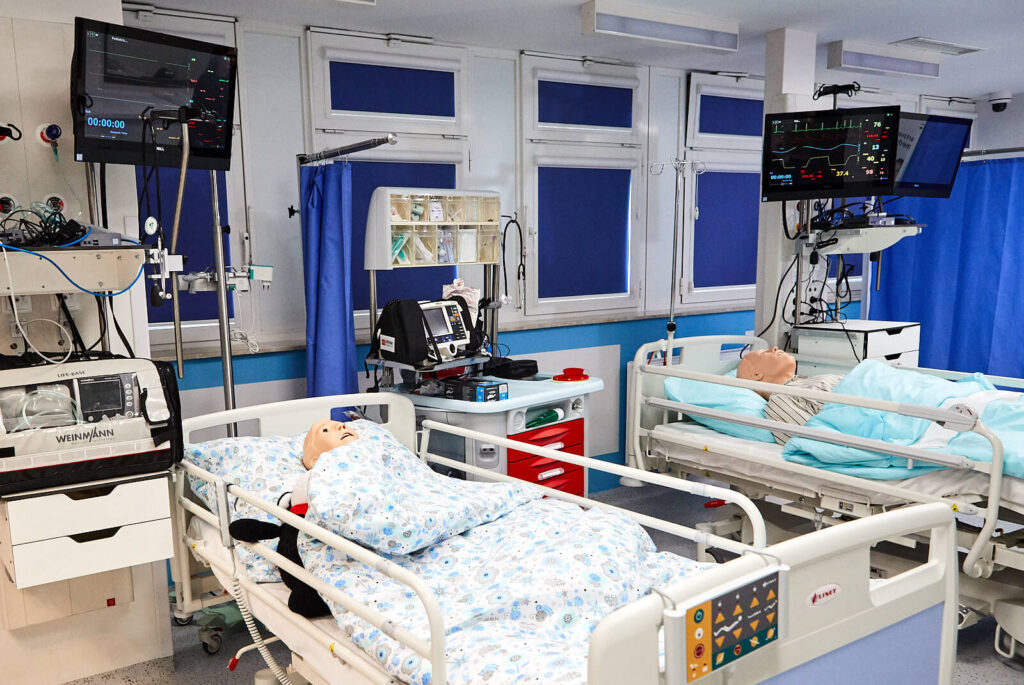 a training room for students in the medical university of lodz