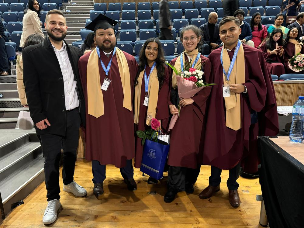 Medlink Students Varna MU Graduation