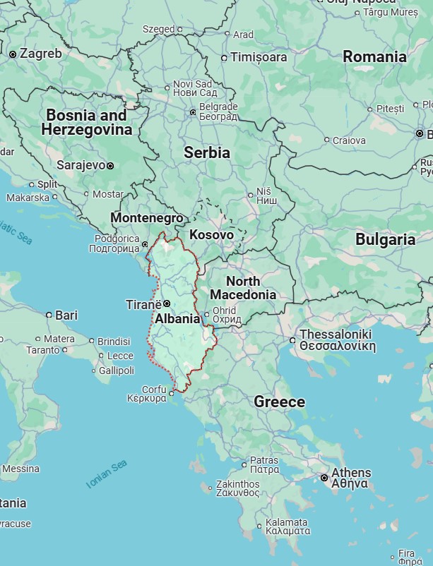 Albania Map