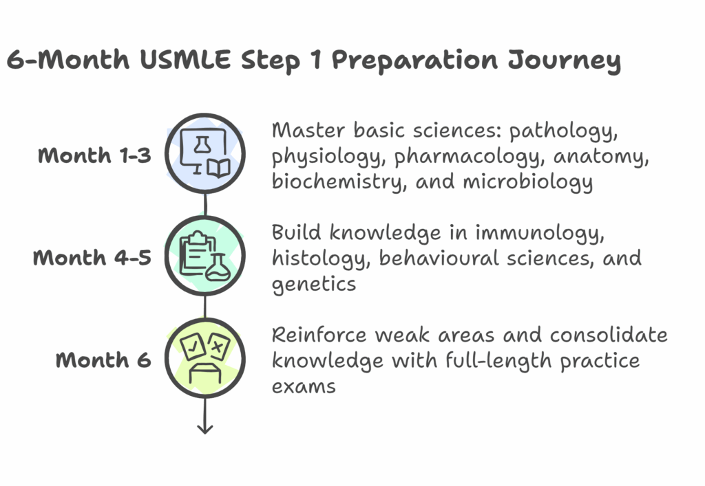 Studying Medicine Abroad but Aiming for the US? The Ultimate USMLE Prep Guide 3 USMLE Step 1 Infographic