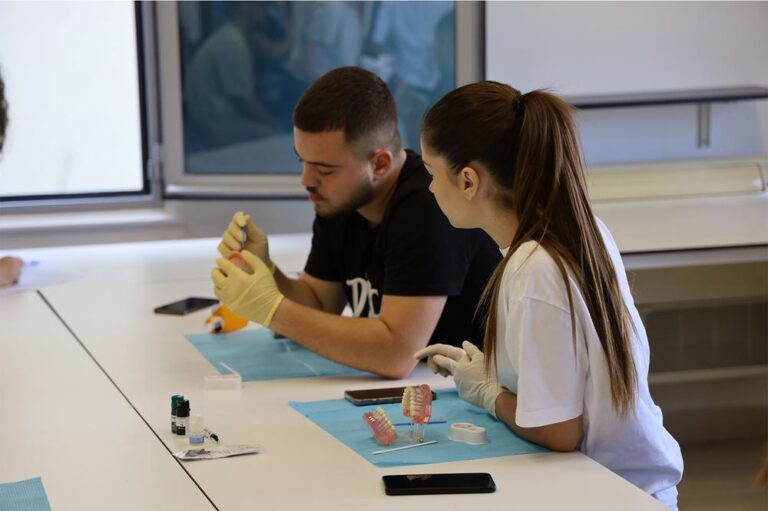 Western Balkans University in Tirana Dentistry Students