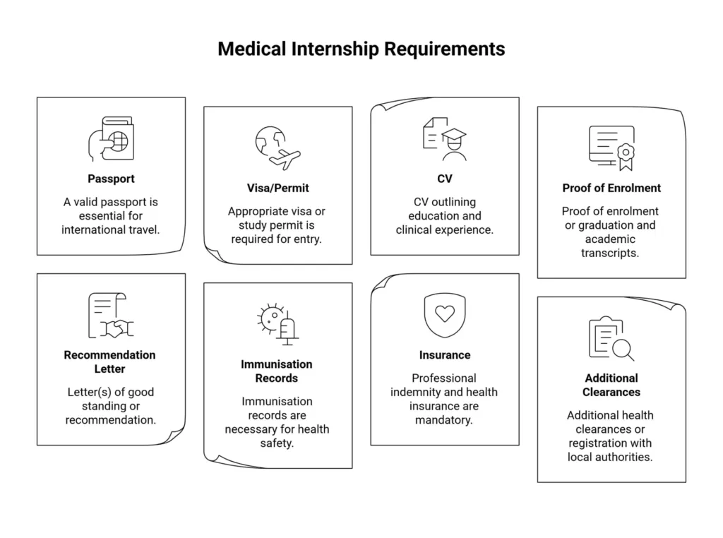 What Documents Do You Need for International Medical Internships visual selection
