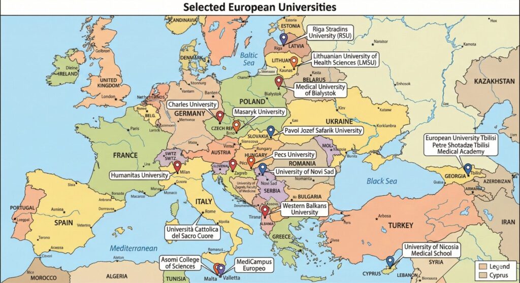 Study Medicine in the UK 4 study medicine in europe