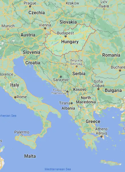 Map-Study-Nursing-in-Hungary