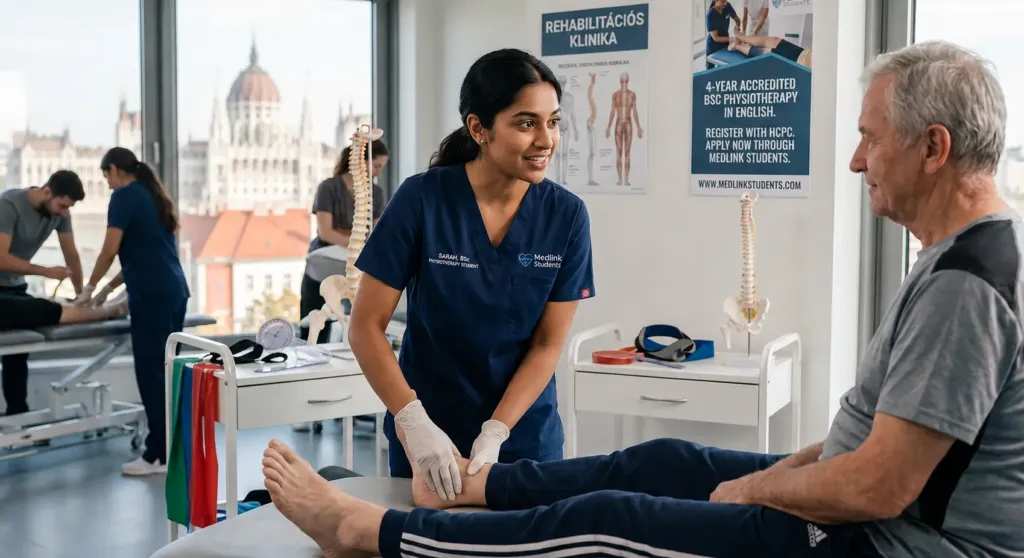 Study Physiotherapy in Europe in English